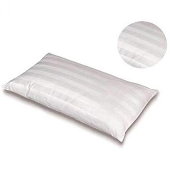 Almohada KOL de Mash 90 cm Relleno de Fibra Hueca Siliconada, Blanca, Paquete de 1 Unidad
