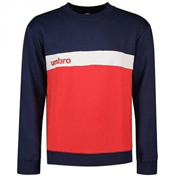 Sudadera sin Capucha Hombre Umbro FW 66213U LKE Azul marino, tipo de producto: sudadera, características: color azul marino, diseño sin capucha, marca Umbro, modelo FW 66213U LKE