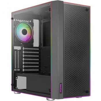 Gabinete Aerocool Skribble G BK V1 ARGB, Black 2x3.5,5x2.5
