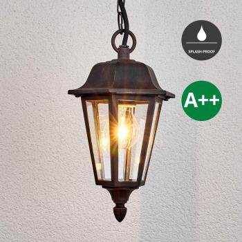 Lámpara colgante para exterior 'Lamina' en Marrón de Aluminio (1 llama, E27)
