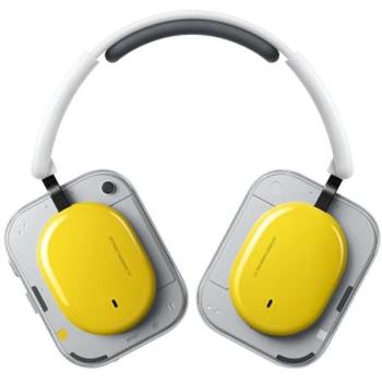 Auriculares Inalámbricos Bluetooth Nothing Headphone (a) con Cancelación Activa de Ruido y hasta 135 horas de reproducción - Amarillo