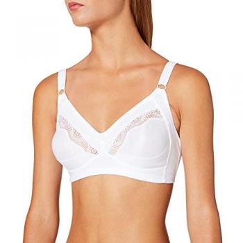 Sujetador Cecilia Selene Simplex Sin Aros Preformado Tallas Fuertes Blanco 115C