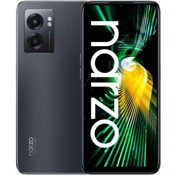 Realme Narzo 50 5G Smartphone Libre, Dual SIM, 4GB RAM + 64GB Almacenamiento, Batería de 5000mAh, Pantalla de 6.6 pulgadas, Color Hyper Black