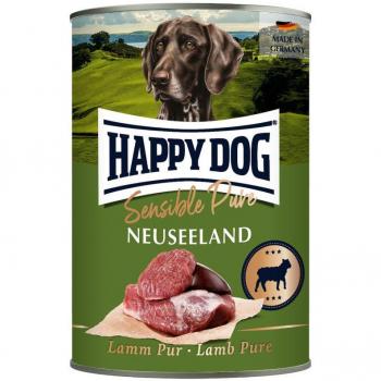 Comida Húmeda para Perros Happy Dog Sensible Pure Cordero Nueva Zelanda 400g (Paquete de 6)