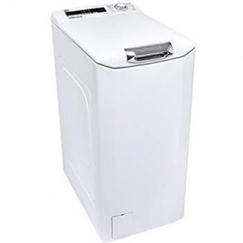 Hoover H-WASH 300 LITE H3TM08TACE/1-37 Lavadora carga superior, 8KG, 1000RPM, Ancho 40CM, Apertura Slow Motion, Power Care System, All in One 59', Conectividad NFC, 16 Programas, Clase F, Blanco