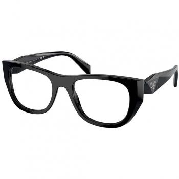 Prada PR A18V 16K1O1 Women’s Eyeglasses Black Size 52 (Frame Only) - Blue Light Block Available