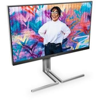 AOC Q27U3CV 27 QHD 1440p Monitor - IPS, 2560 x 1440 pixels, 4K Ultra HD LCD, 420 nits brightness, 75Hz refresh rate, 4
