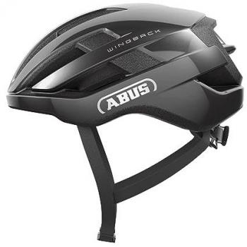 Abus Wingback Adult Road Helmet Black Titanium M