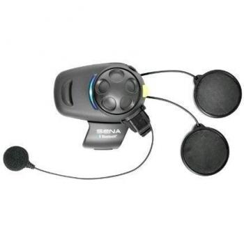 Sena SMH5-FM-02 Auricular E Intercomunicador Bluetooth, Con Sintonizador De Fm Integrado, Para Scooters Y Motocicletas, Kit Para Casco Integral