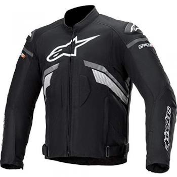 Chaqueta Deportiva Alpinestars T-GP Plus R V3 - Resistente Poliéster 600D, Forro Térmico Adaptable, Negro Gris Blanco, Talla 2XL Unisex