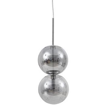 Lámpara de Techo Plateado Cristal Hierro 28 W 220-240 V Ø 15 cm 15 x 15 x 120 cm