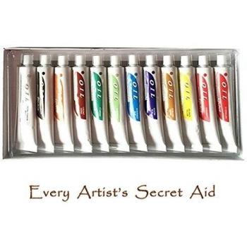 Daveliou Óleo Pintar Conjunto - 12 No Tóxicos Óleo Pinturas 32ml - Colores Vivos