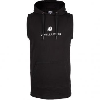 Gorilla Wear Lincoln Sleeveless Hoodie - Black - Size S