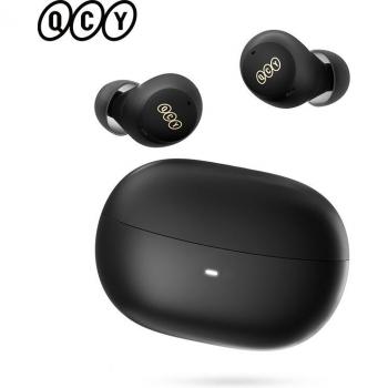 Auriculares Inalámbricos QCY HT07 ANC con Bluetooth 5.2, Cancelación de Ruido de 40dB y 32h de Autonomía, Color Blanco