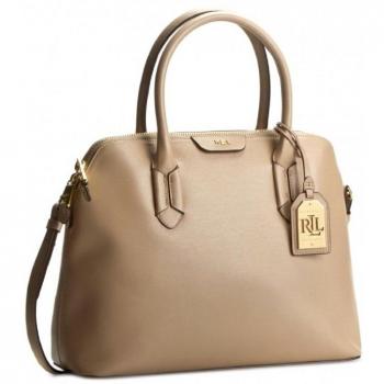 Ralph Lauren - Bolso al hombro de Piel para mujer beige beige