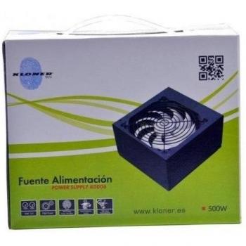 Kloner K0006 - Fuente de alimentación con ventilador de 12 centímetros, 500 W