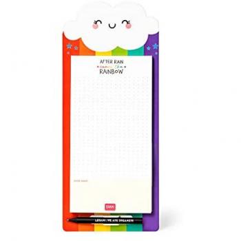 Bloc de Notas Magnético Legami No Olvides Arcoíris 11 x 28 cm