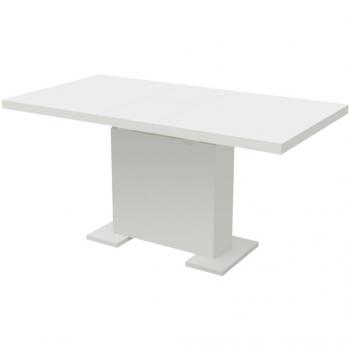 High Gloss White Extendable Dining Table