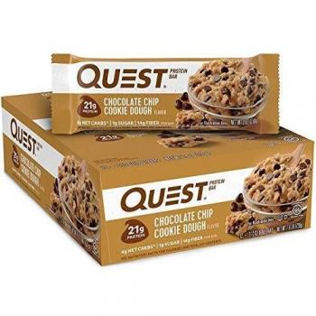 Quest Nutrition Quest Bars Chocolate Chip Cookie Dough - 12 Barras
