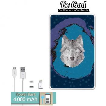 Becool® - Batería Externa Power Bank 4000 mah + Gratis 1 cable USB-MicroUsb