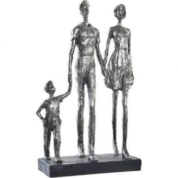 Figura decorativa de resina para el hogar con diseño moderno de familia