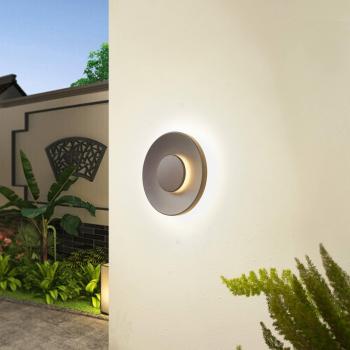 Aplique de exterior LED Kayana, negro, aluminio, 24 cm