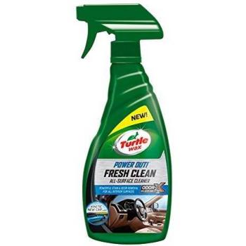 Limpiador Interior de Auto Turtle Wax PowerOut 500 ml - Eliminador de Olores y Multiusos