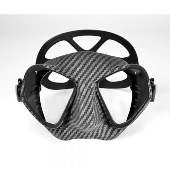 C4 Máscara de Buceo Condor Silicone modelo CONDO-R subacuática para apnea, pesca, submarinismo y buceo con bombonas, color Black – Snake Camu – Carbón (carbono)