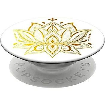 PopSockets Golden Prana Teléfono móvil/smartphone Oro, Blanco