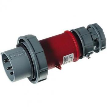 16A IP67 CEE Power Plug, Red, 5-Pin, 400V