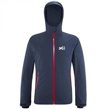 Chaqueta de esquí para hombre Millet Roldal III con capucha, impermeable y transpirable, color negro