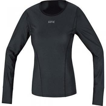 Gore Wear Women's Windstopper Thermal Long Sleeve Base Layer Shirt - Black
