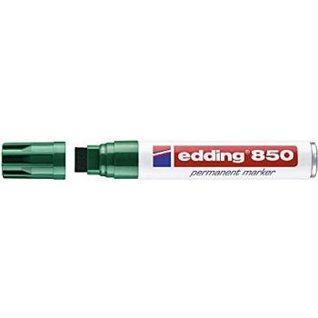 Rotulador edding marcador permanente 850 verde punta biselada 5-15 mm recargable