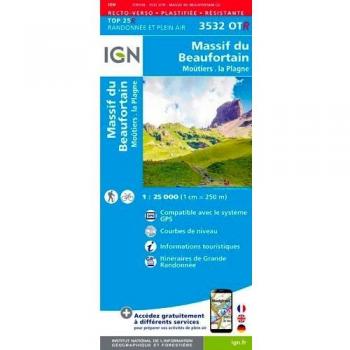 Gorra Difusión Top 25 - Massif du Beaufortain/Moûtiers/La Plagne (resistente) Azul
