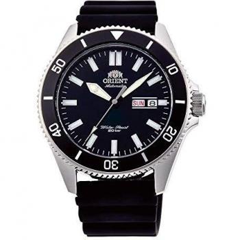Orient mens analogue automatic watch with rubber strap raaa0010b19b