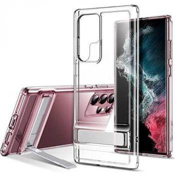 ESR Funda Metal Kickstand Compatible con Samsung Galaxy S22 Ultra 5G