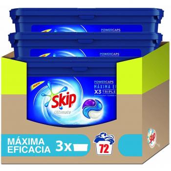 Skip Ultimate Triple Poder Detergente Capsulas Maxima Eficacia - 24 Lavados