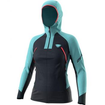 Chaqueta Softshell Dynafit Speed con capucha para mujer, color azul marino, talla M