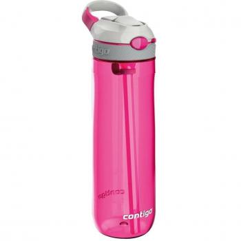 Contigo Ashland Botella de Agua con Dispositivo Antigoteo y Antide, Unisex Adulto, Sandía, 720 ml