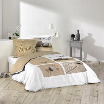 Douceur D'Intérieur  - 1640857, Funda De Edredon 2 Personas , 240 X 220 Cm , Love , Estampado 42 Hilos Motivo Centrado