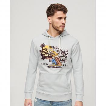 Superdry Sudadera con Capucha Vintage Logo Graphic Hombre