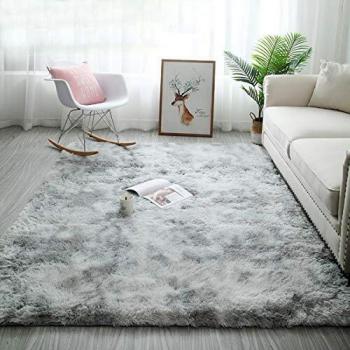 Shaggy Alfombra para El Salón, Modernas Antideslizante Super Suave Pelo Largo Fluffy Alfombra Modernas Alfombra Pelo Adecuado para Salón Dormitorio
