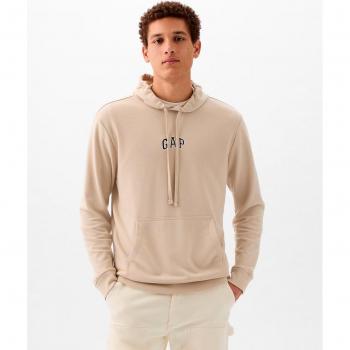 Sudadera de hombre con capucha y mini logo GAP Beige Regular Fit