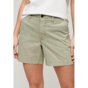 Short chino Classic verde para mujer Superdry