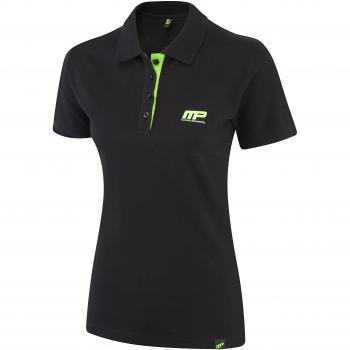 Musclepharm MPLTS470 LADIES PRINTED T SHIRT BLACK/LIME GREEN SMALL, Negro/verde lima, Pequeña