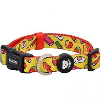 Collar para Perro DUKIER de Neopreno Ajustable, Diseño Sweets, Acolchado, Cómodo y Seguro, Talla XS