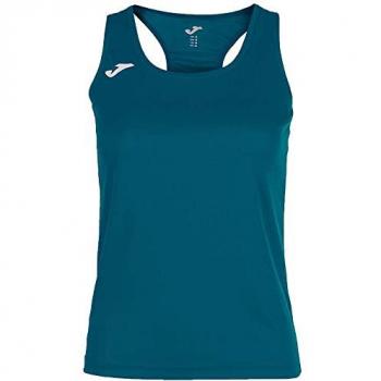 Camiseta Deportiva de Tirantes para Mujer Joma Siena II Verde, Cómoda y Ideal para Running