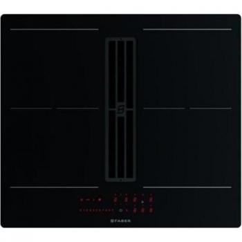 Placa de inducción al vacío 60cm 4 fuegos 7400w negra Faber
