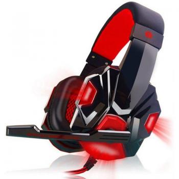 Auriculares Gaming con Cable Estéreo de Graves Profundos y Micrófono para PC, Tablet y Teléfono Móvil
