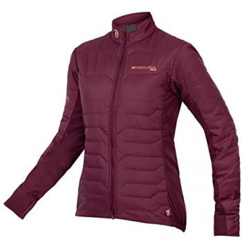 Chaqueta cortavientos Endura Pro SL PrimaLoft® para mujer en color granate (Tamaño S)
